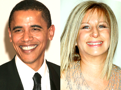 Barbra Streisand, Barack Obama Barbra Streisand, Barack Obama